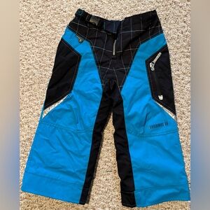 4T Obermeyer Kids Blue and Black Ski Pants